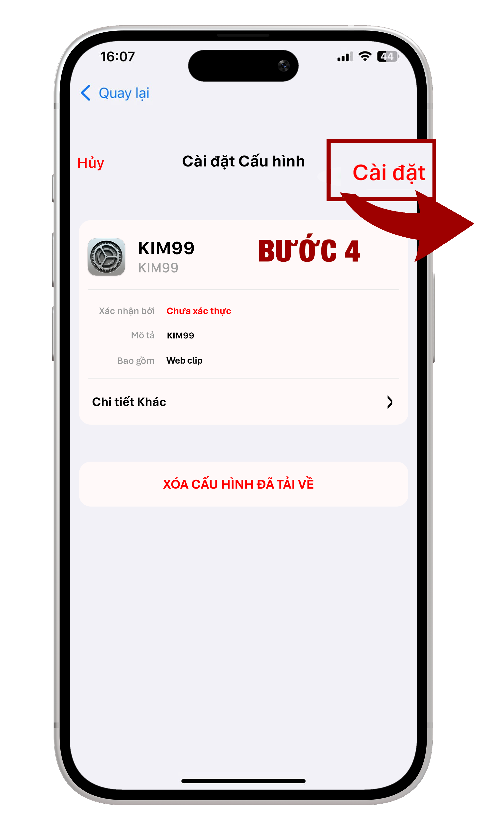 KIM99 - Hướng dẫn tải app trên điện thoại di động